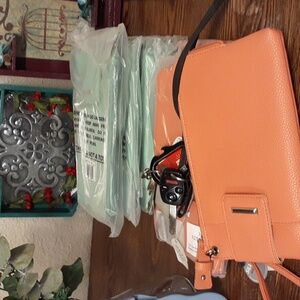 Pastel Orange Spring Clutch Mundi